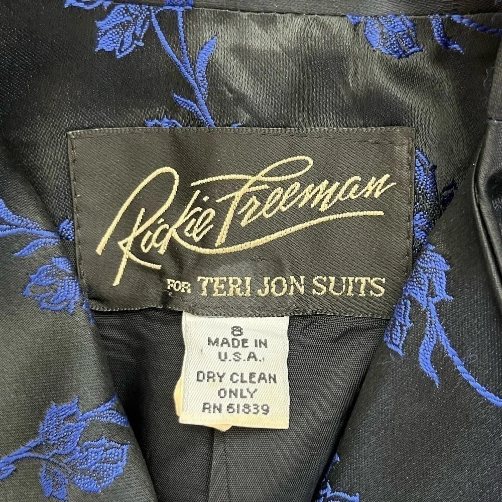 Rickie Freeman for Teri Jon Suits vintage 80s